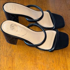 A New Day Black Strappy Heels